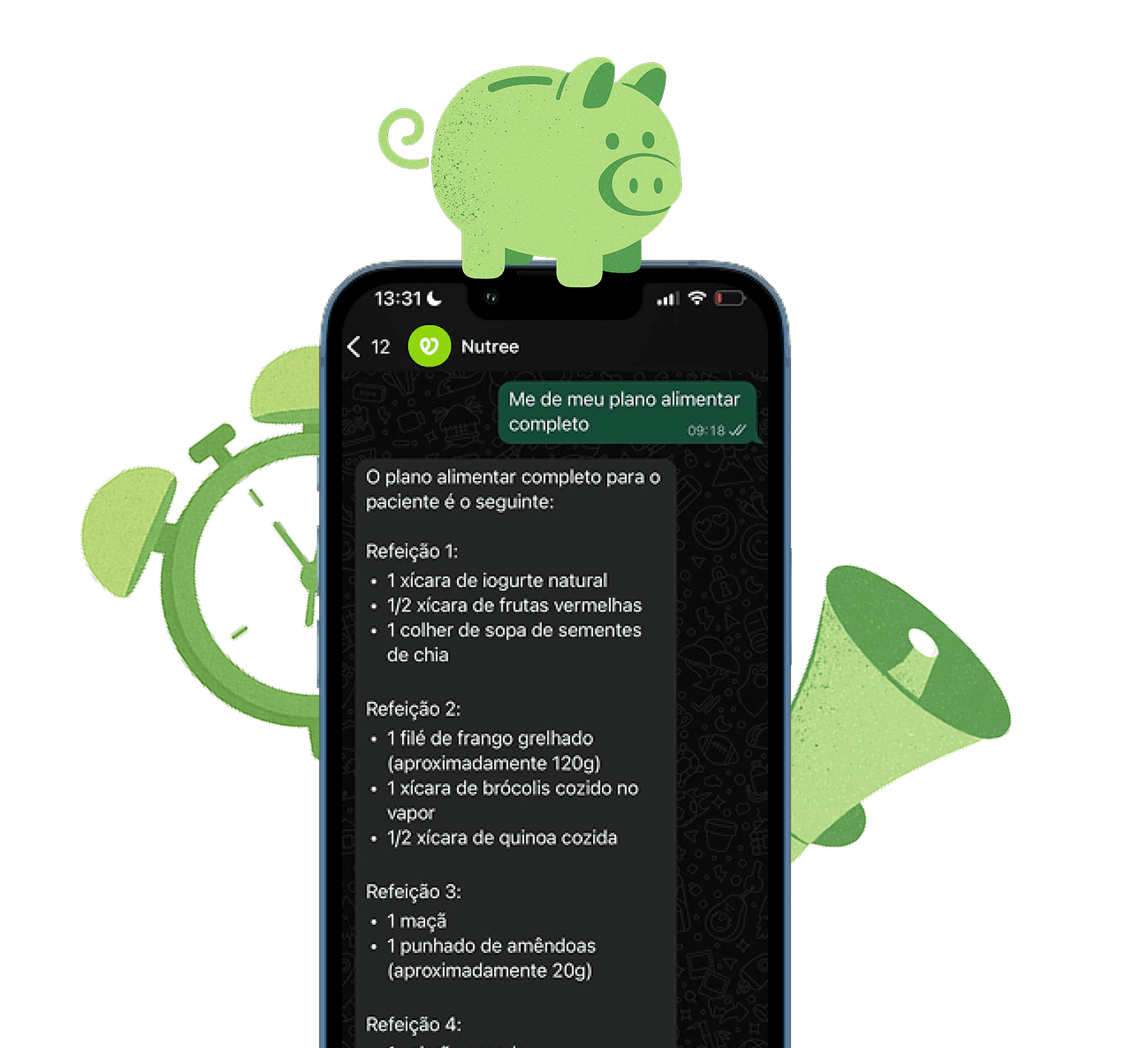 Nutree WhatsApp Example